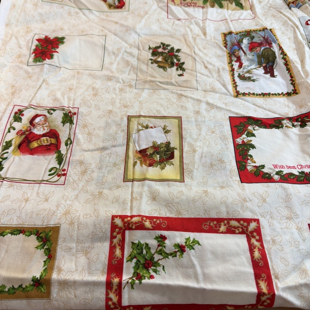 Vintage A Special Occasion Label Christmas Fabric by RJR Fabrics 4.5 Yards 2007